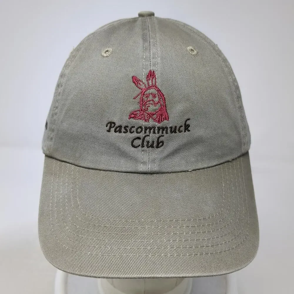 Antigua Baseball Cap Brown One Size Pascommuck Club Pasco Open 2013 Hat Cotton
